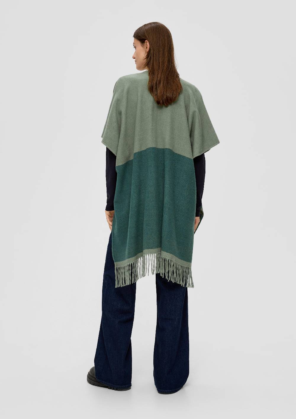 S.Oliver Poncho mit Streifenmuster Online