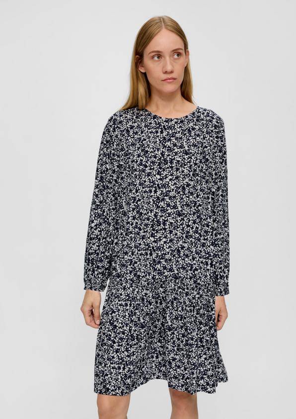 S.Oliver Midikleid aus Viskose Auslauf