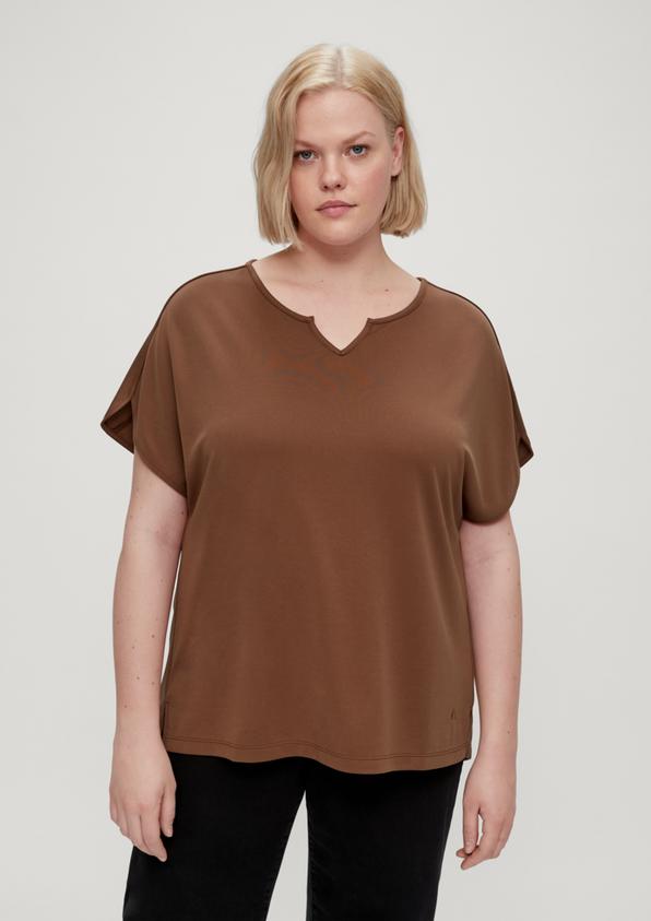 S.Oliver Piqué-Shirt aus Modalmix Versandkostenfrei