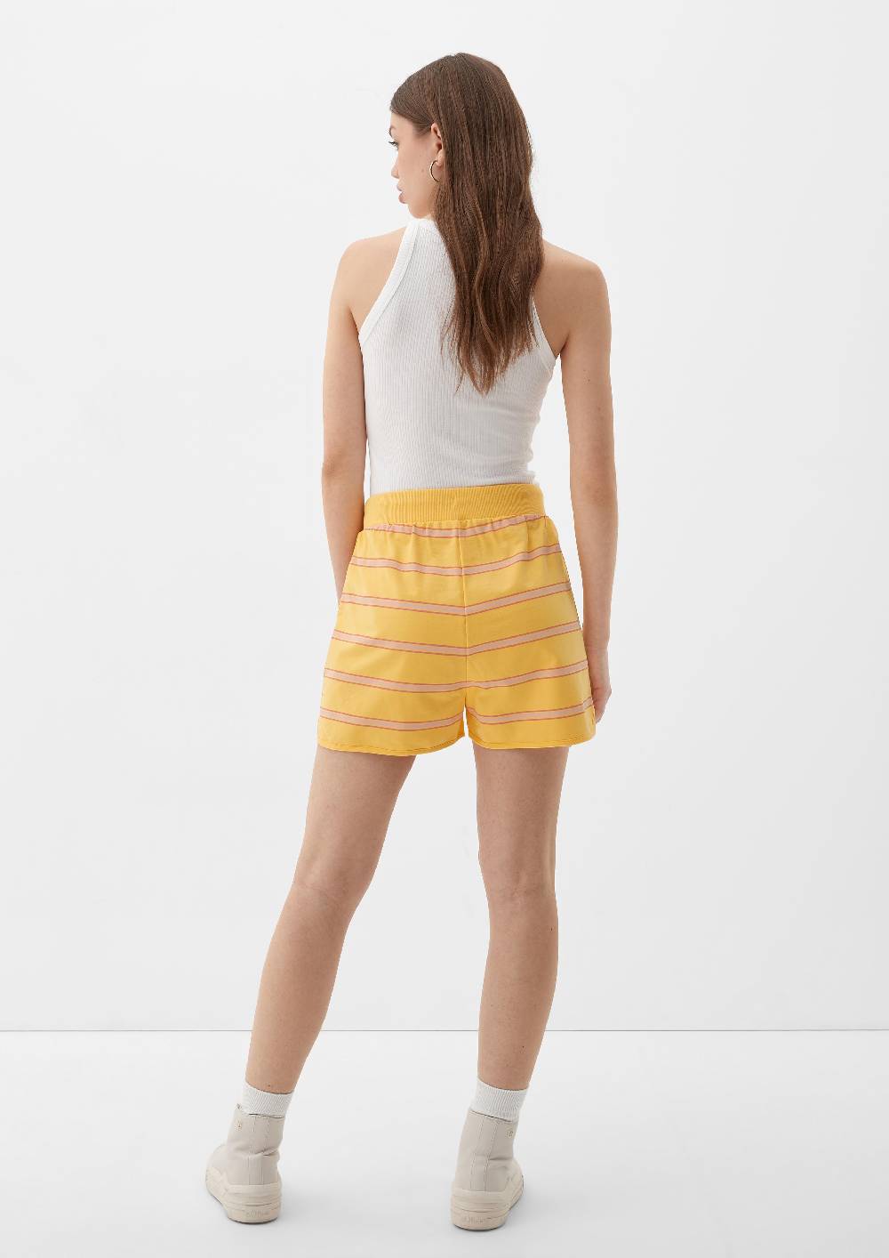 S.Oliver Relaxed: Gestreifte Shorts aus Baumwollstretch Cyber Monday