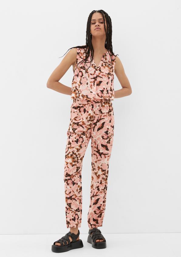 S.Oliver Loose: Hose mit Allover-Print Weihnachtsangebot