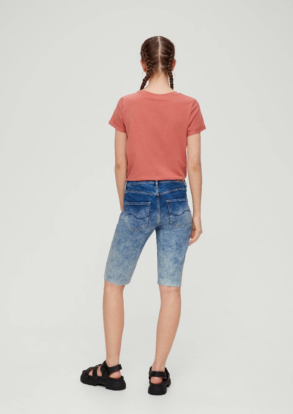 S.Oliver Bermuda-Jeans Catie / Slim Fit / Mid Rise / Slim Leg Osterangebot