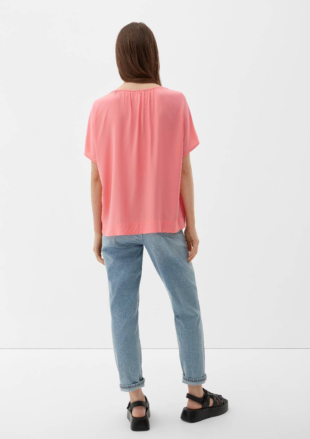 S.Oliver Viskosebluse mit Raffung Muttertagsangebot