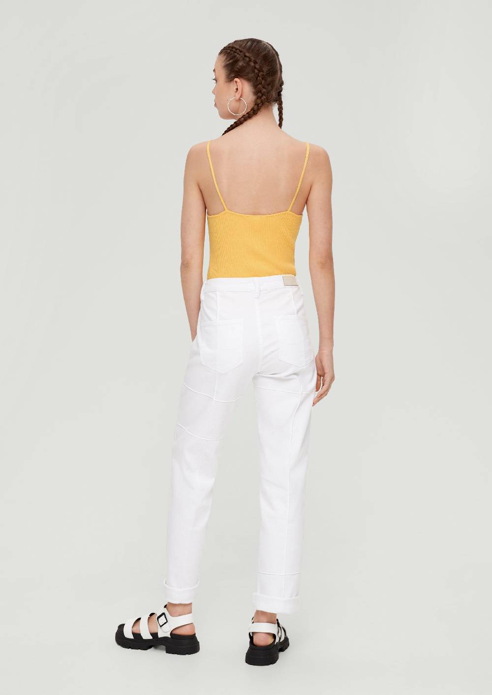S.Oliver Crop Top aus Viskosemix Vatertagsangebot