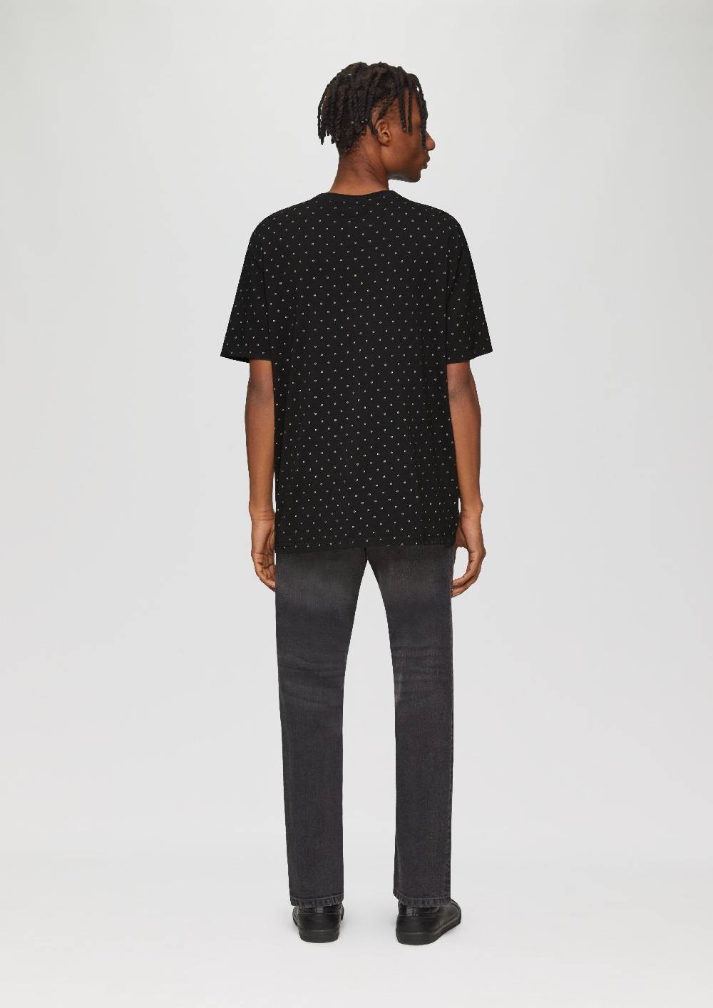 S.Oliver Gewaschenes T-Shirt mit All-over-Print Kauf eins, bekomm eins gratis