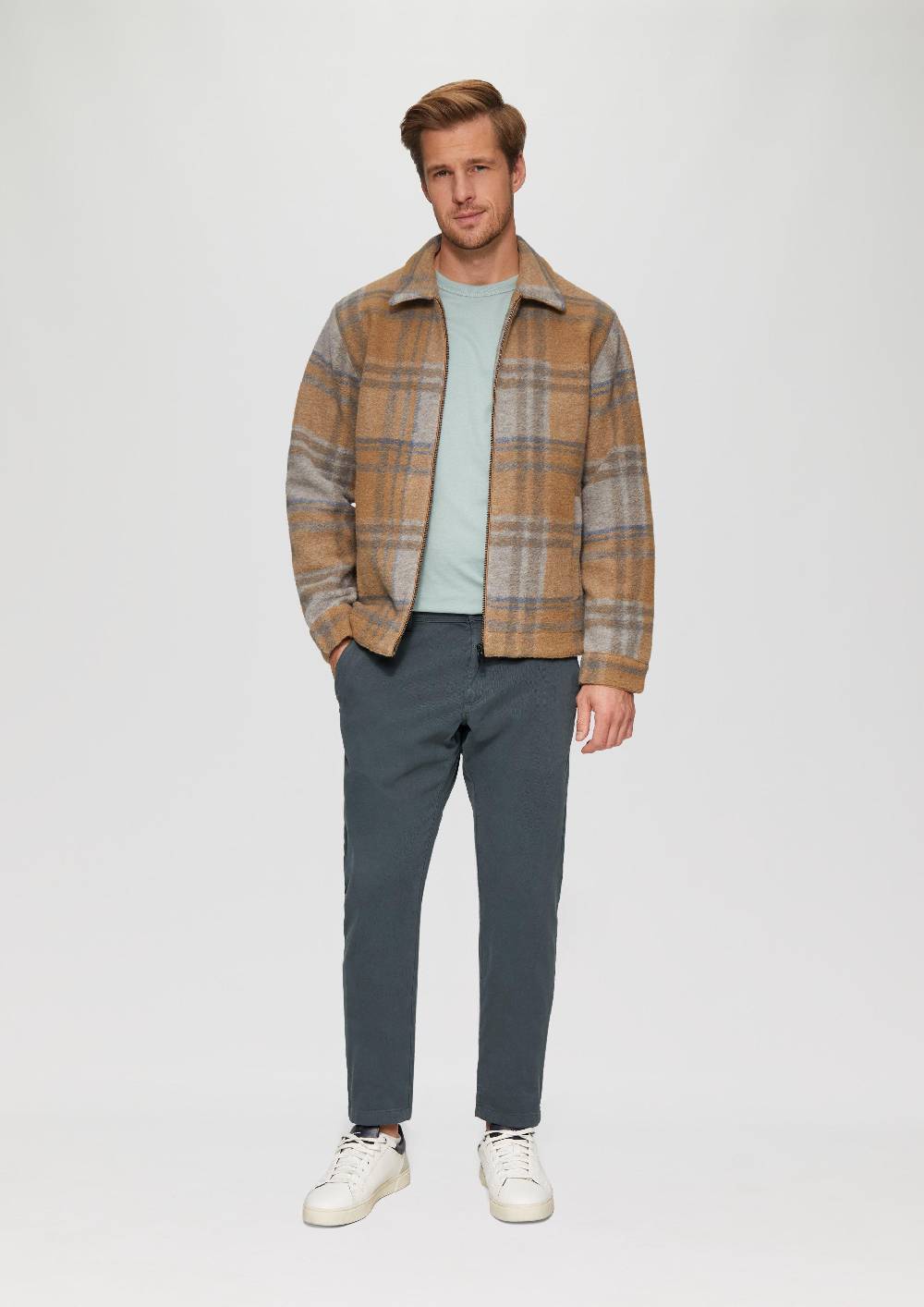S.Oliver Regular Fit: Strukturierte Chino aus Baumwollstretch Super Sparpreis