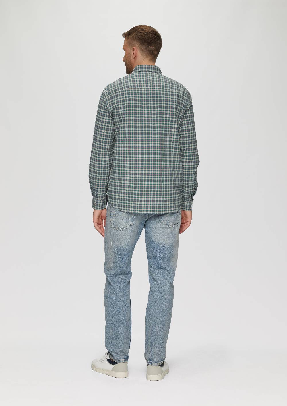 S.Oliver Regular Fit: Hemd mit Button-Down-Kragen aus Baumwollstretch JETZT KAUFEN