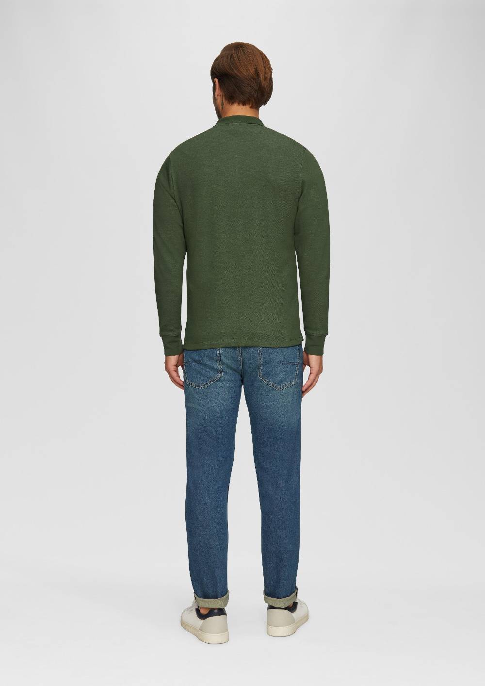S.Oliver Poloshirt aus zweifarbigem Piqué Letzter Tag