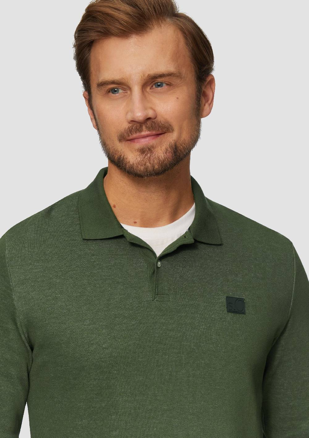 S.Oliver Poloshirt aus zweifarbigem Piqué Letzter Tag