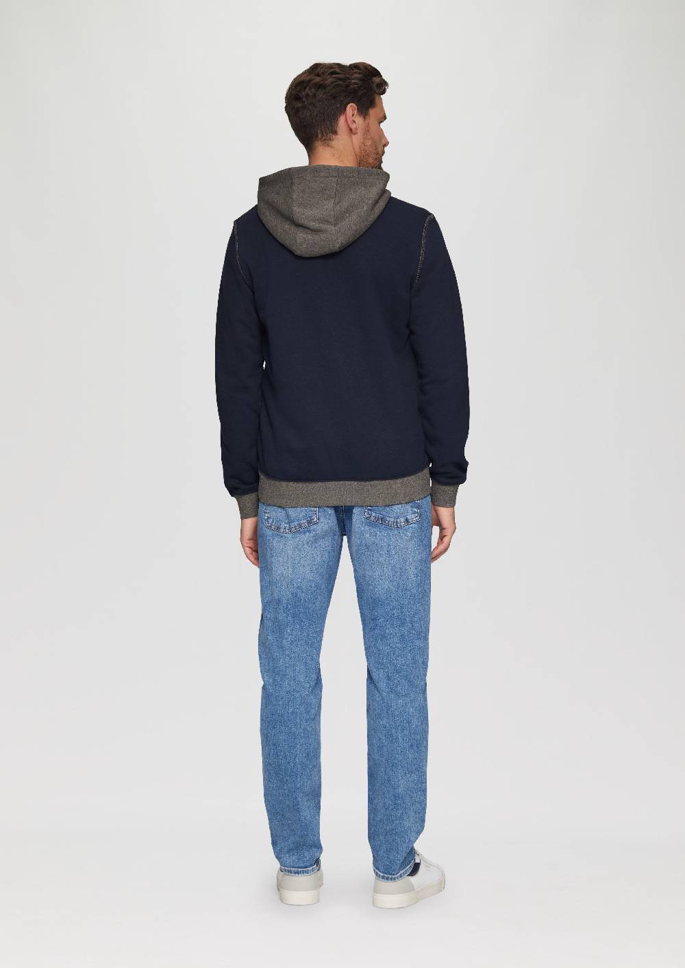 S.Oliver Hoodie mit Stehkragen und Reißverschluss Vierteljährliche Förderung