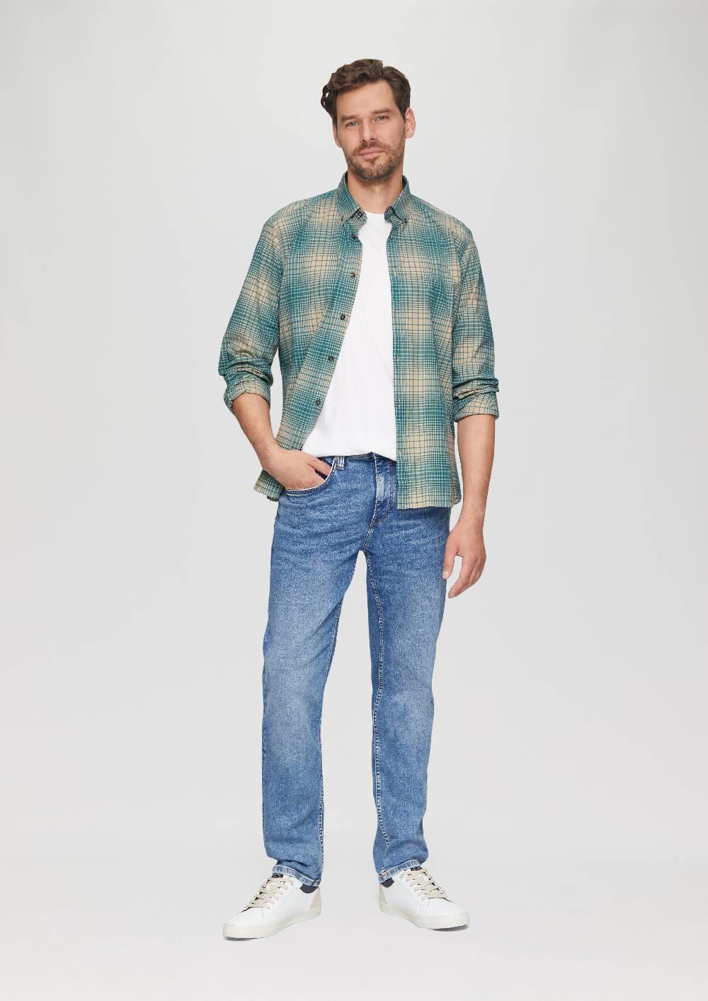 S.Oliver Regular Fit: Hemd mit Button-Down-Kragen aus Baumwollstretch Bis zu 55% Rabatt