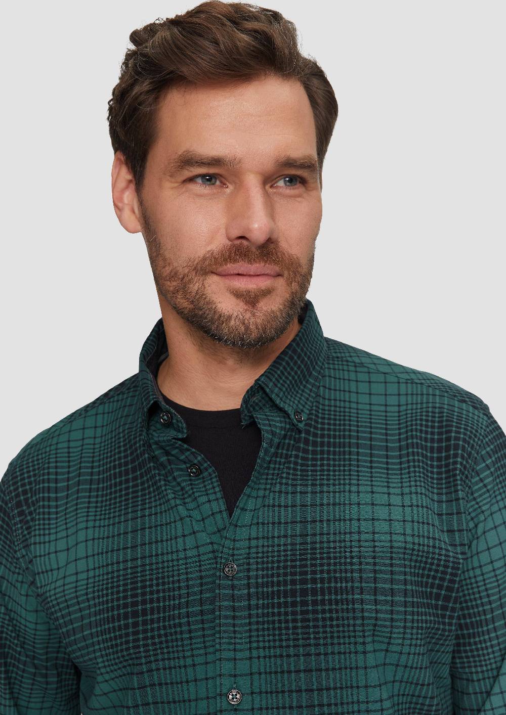 S.Oliver Regular Fit: Hemd mit Button-Down-Kragen aus Baumwollstretch Super Rabatt