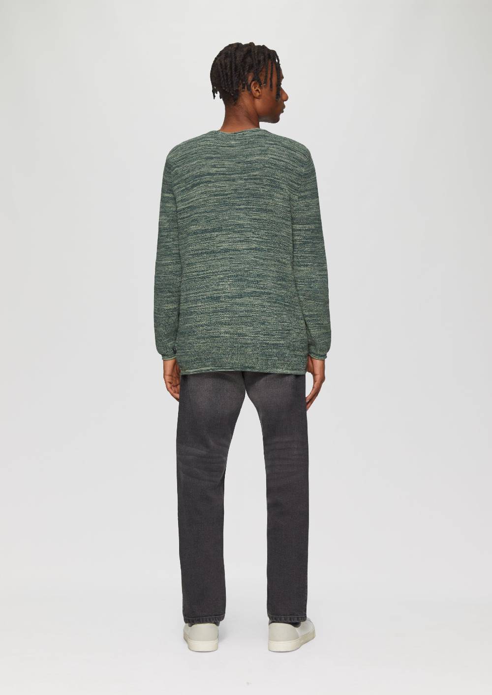 S.Oliver Strickpullover in Melange-Optik Begrenzt auf 3 Tage