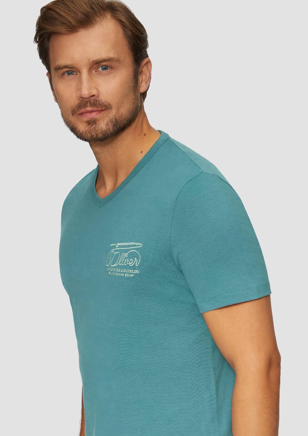 S.Oliver T-Shirt mit Logostickerei Angebote
