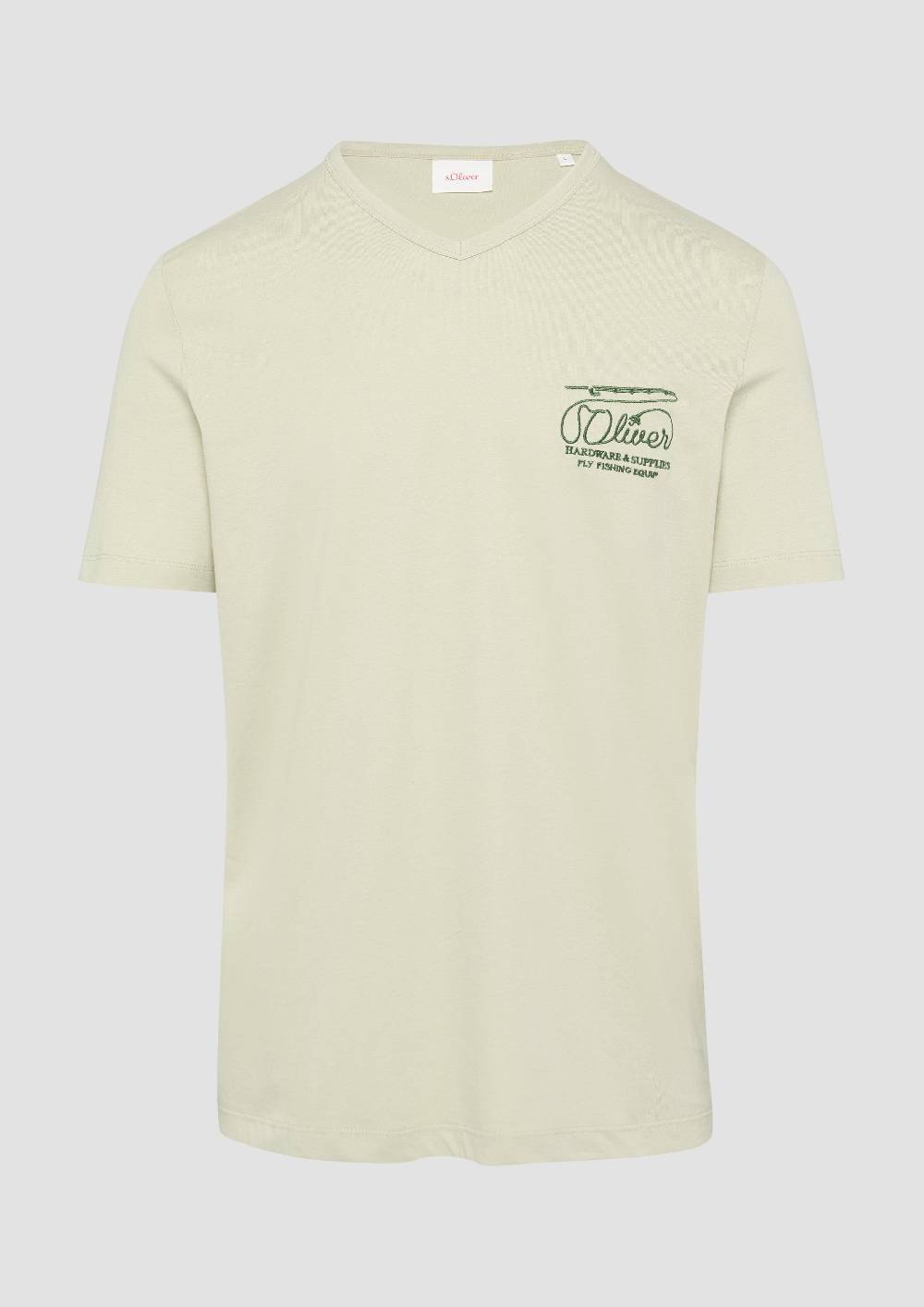 S.Oliver T-Shirt mit Logostickerei Hotsell