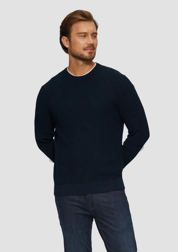S.Oliver Strickpullover mit Musterstruktur Rabatt