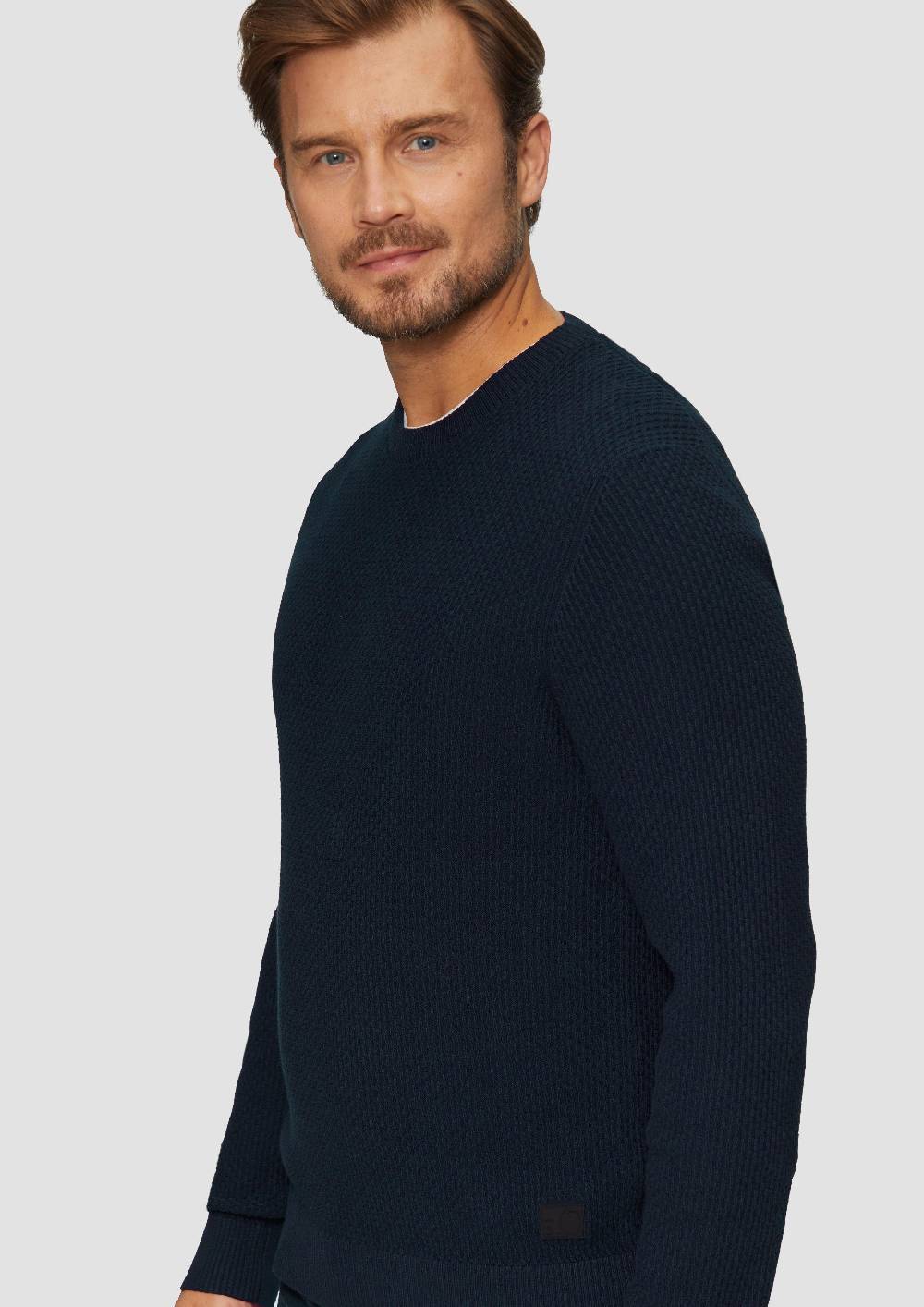 S.Oliver Strickpullover mit Musterstruktur Rabatt