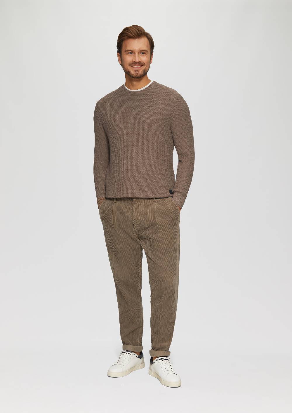 S.Oliver Strickpullover mit Musterstruktur Flash Sale