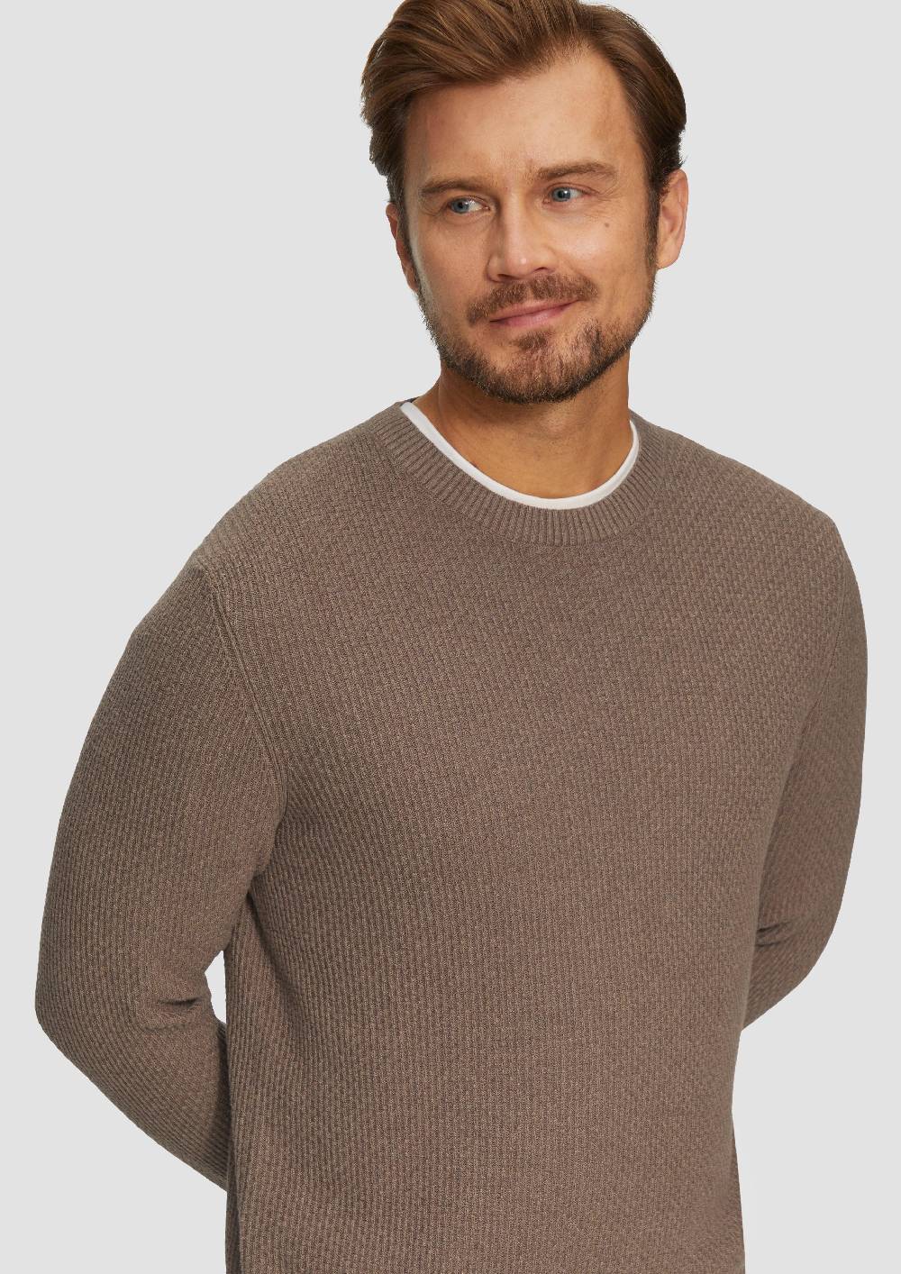 S.Oliver Strickpullover mit Musterstruktur Flash Sale