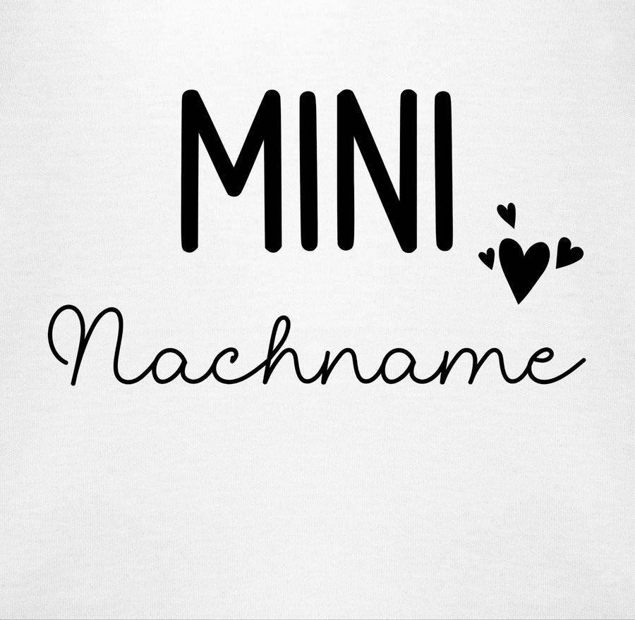 Shirtracer Mini Nachname Schwangerschaft verkünden Geschenk Geburt Baby: Tshirt Gym Bag Shirtracer Kostenloser Versand international