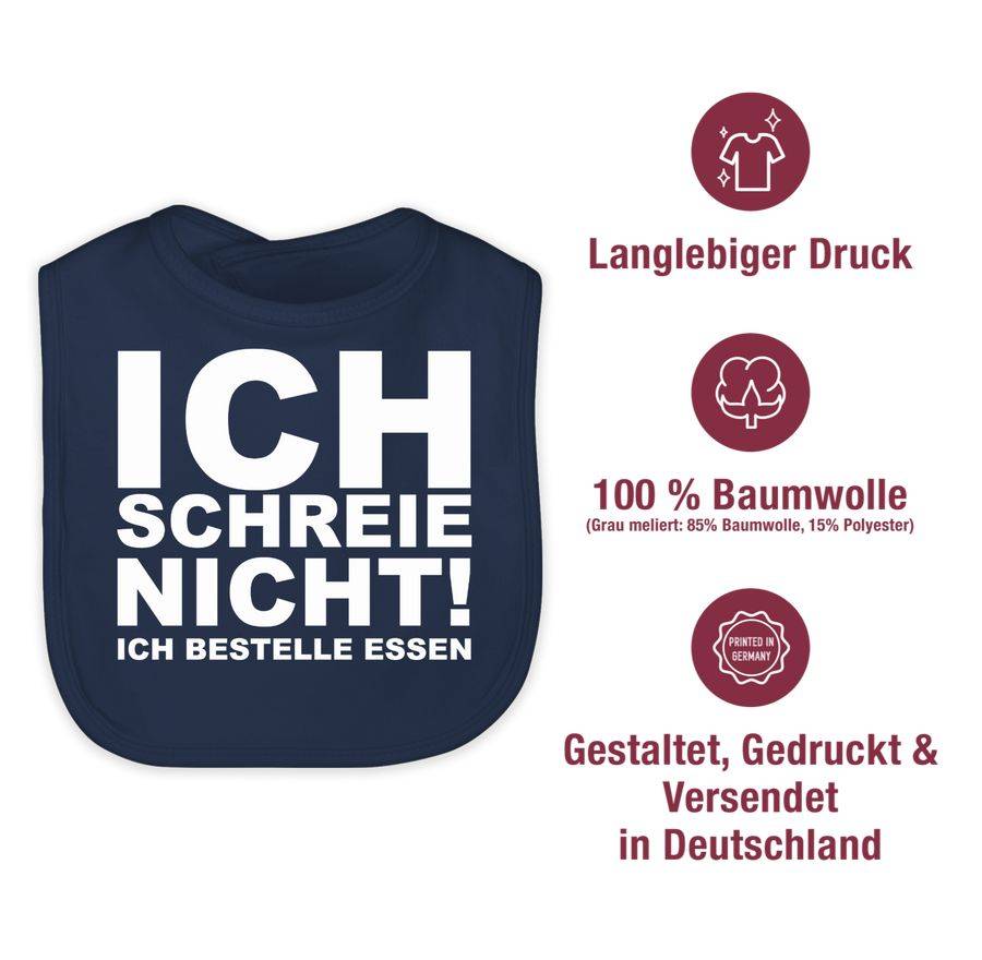 Shirtracer Ich schreie nicht, ich bestelle Essen!: T-Shirt Rucksack Shirtracer Im Verkauf