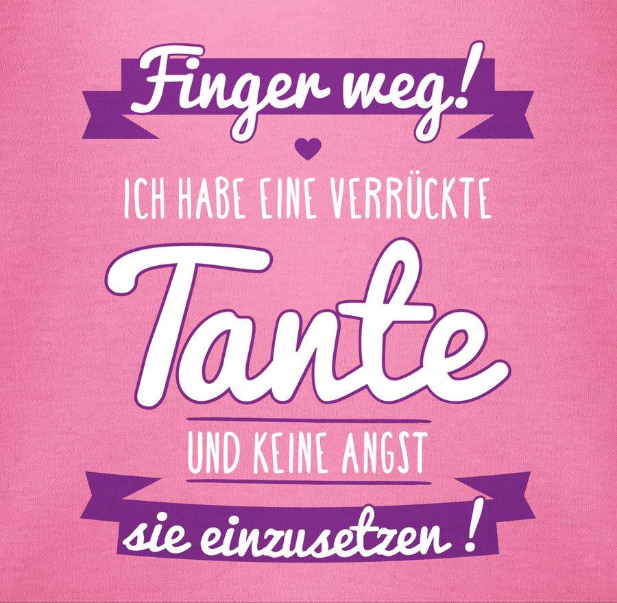 Shirtracer Ich habe eine verrückte Tante Lila: T-Shirt Gym Bag Shirtracer Online