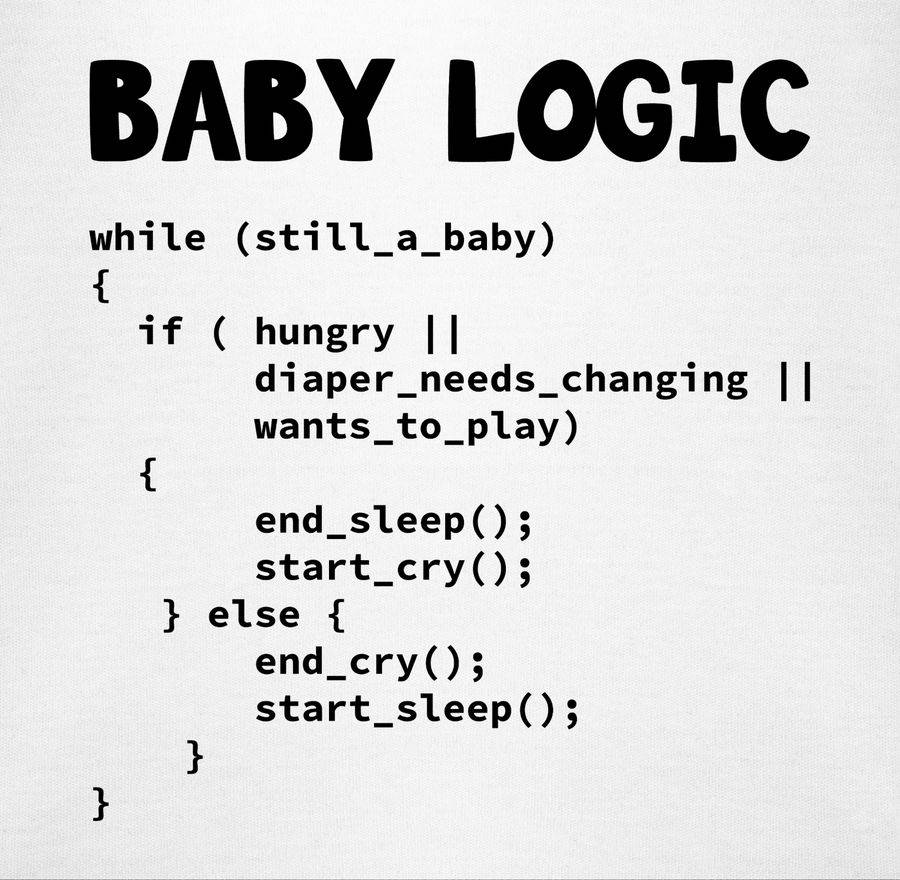 Shirtracer Nerdy Baby Logic Shirts & Mehr Shirtracer Auslauf