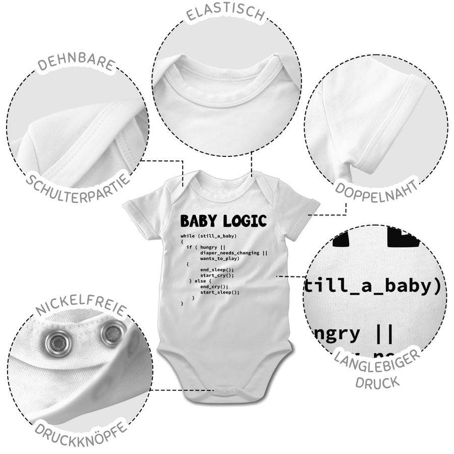 Shirtracer Nerdy Baby Logic Shirts & Mehr Shirtracer Auslauf
