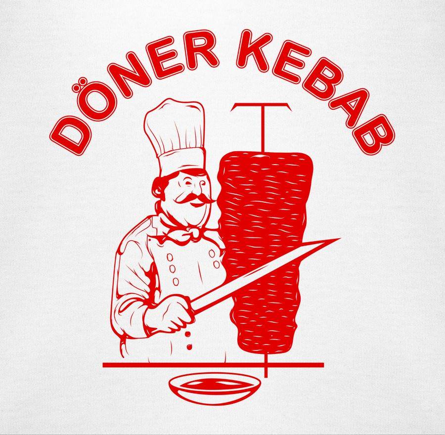 Shirtracer Original Döner Kebab Logo Shirts & Mehr Shirtracer Hotsell