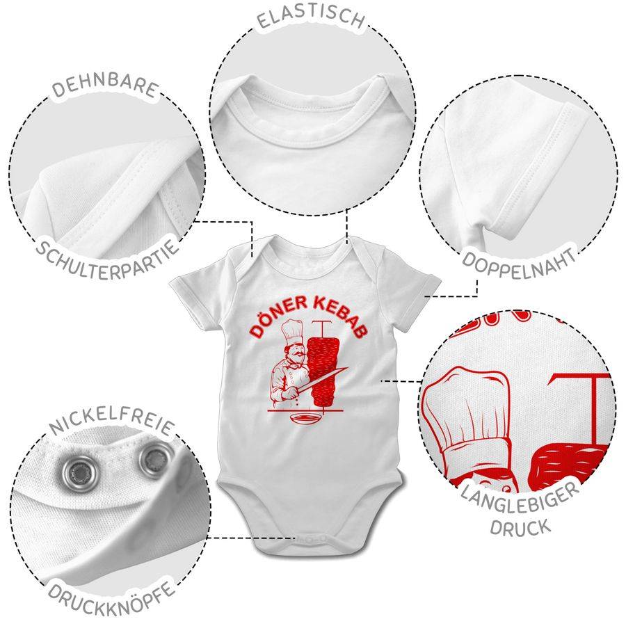 Shirtracer Original Döner Kebab Logo Shirts & Mehr Shirtracer Hotsell