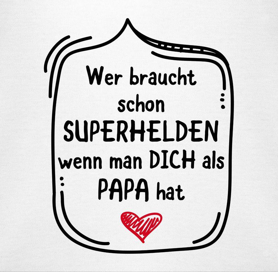 Shirtracer Wer braucht schon Superhelden wenn man dich als Papa hat Shirts & Mehr Shirtracer Meist gekauft