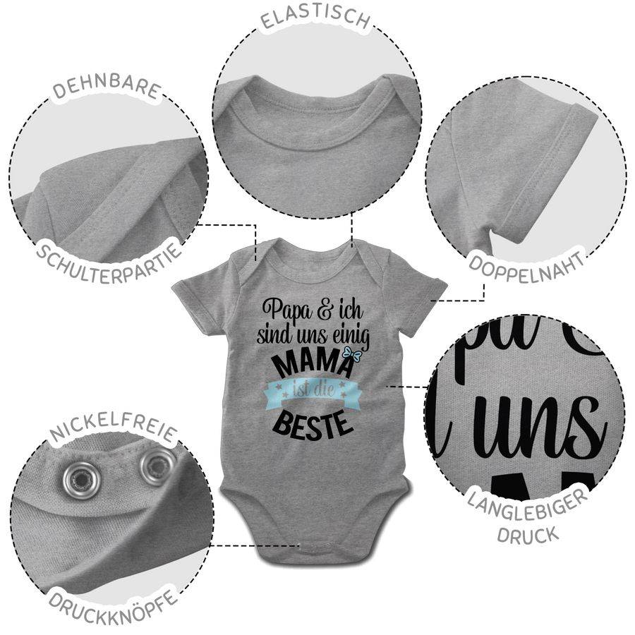 Shirtracer Mama ist die beste - blau schwarz Shirts & Mehr Shirtracer Rabatt