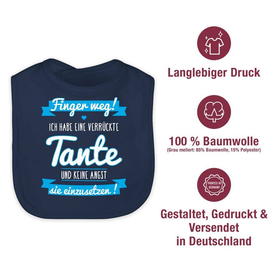 Shirtracer Ich habe eine verrückte Tante Blau Shirts & Mehr Shirtracer Preisnachlass