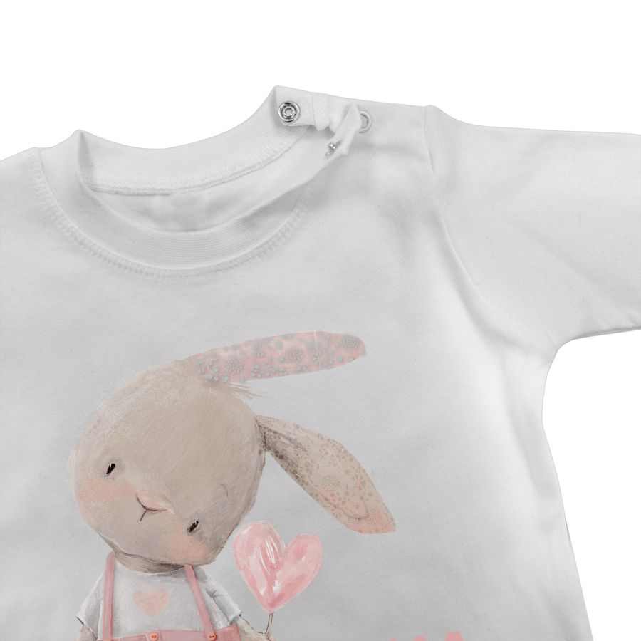 Shirtracer Mädchen Hase Rabbit Häschen Langohr Süße Hasen: T-Shirt Rucksack Shirtracer Vatertagsangebot