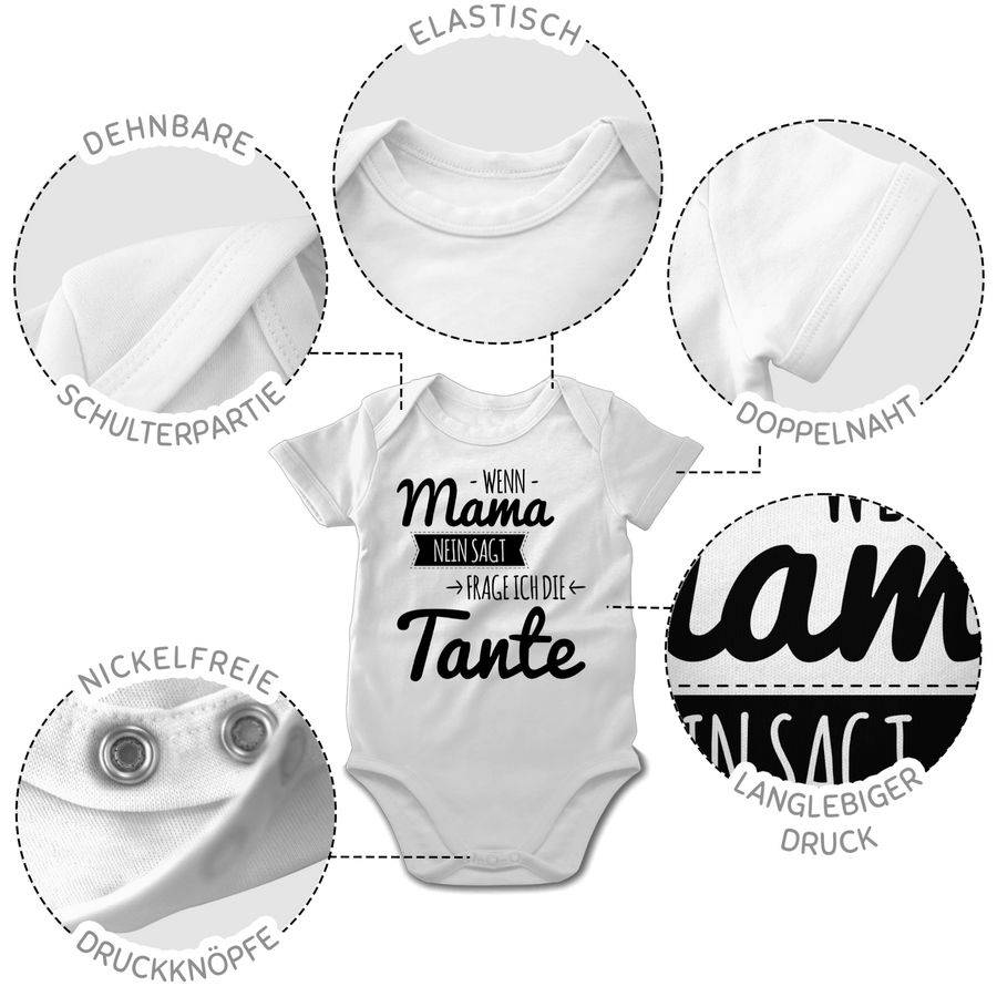 Shirtracer Wenn Mama nein sagt frag ich die Tante Shirts & Mehr Shirtracer Top Angebot