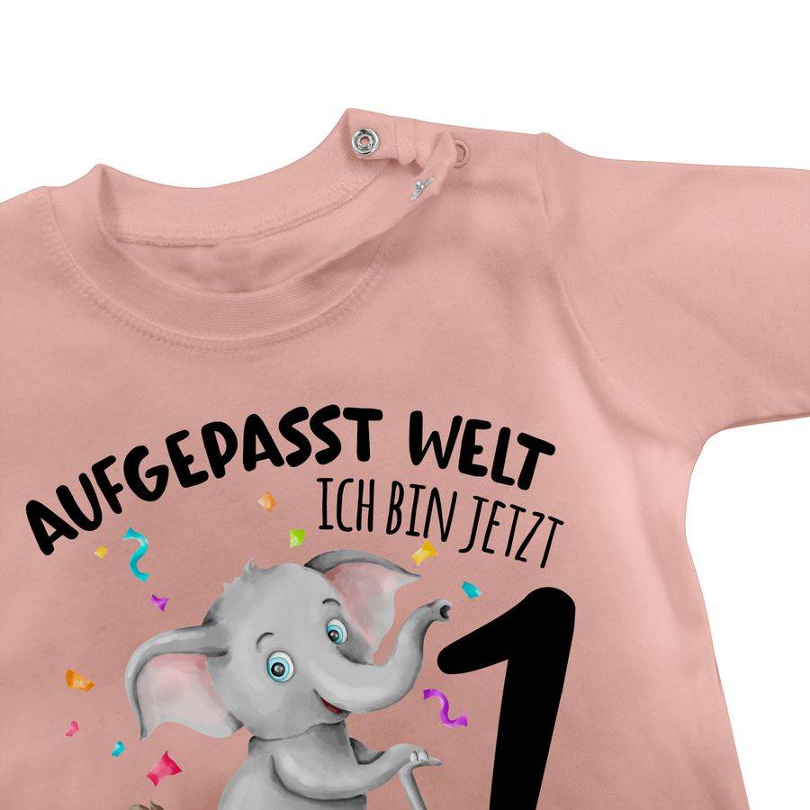 Shirtracer Ich bin jetzt 1 - Aufgepasst Welt: Tshirt Gym Bag Shirtracer Neueste Mode