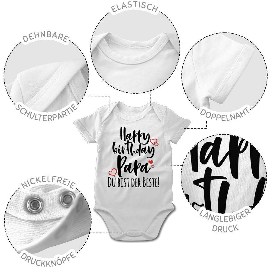 Shirtracer Happy Birthday Papa Shirts & Mehr Shirtracer Große Rabatte