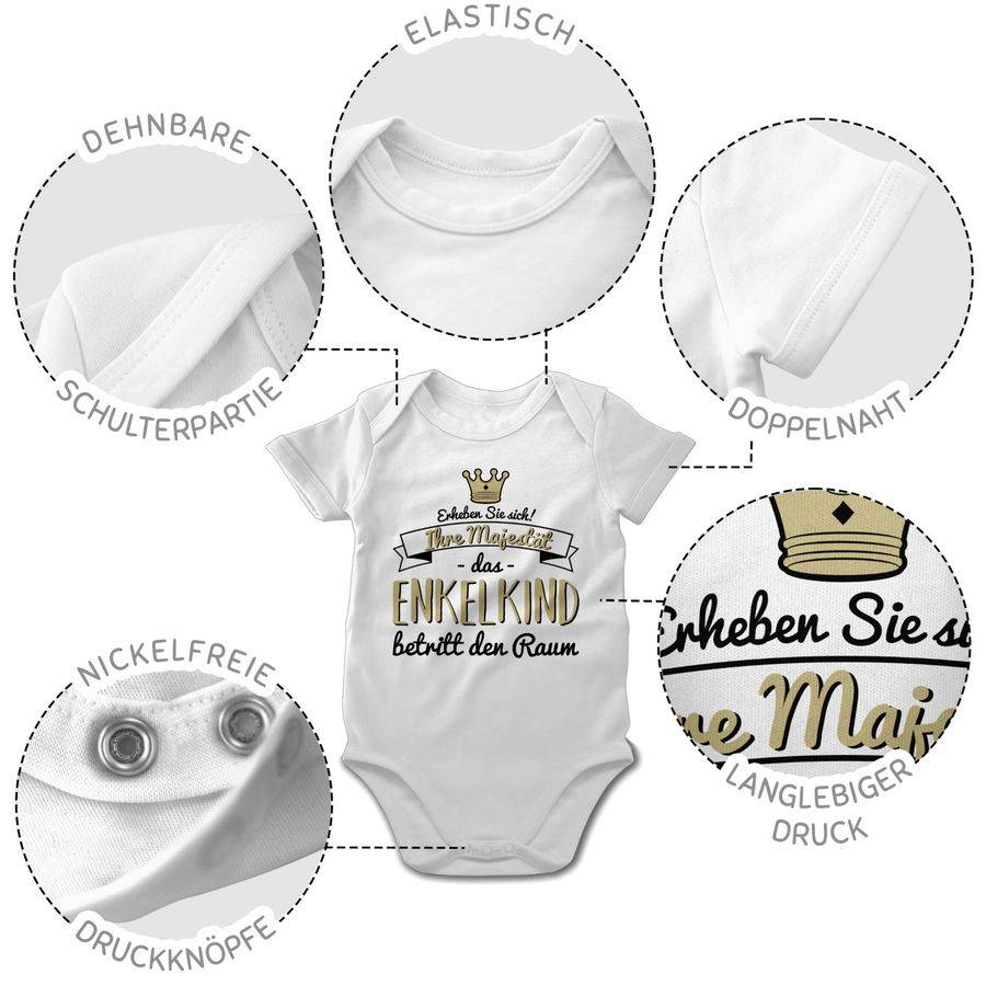 Shirtracer Ihre Majestät das Enkelkind betritt den Raum: T-Shirt Rucksack Shirtracer Neuheiten