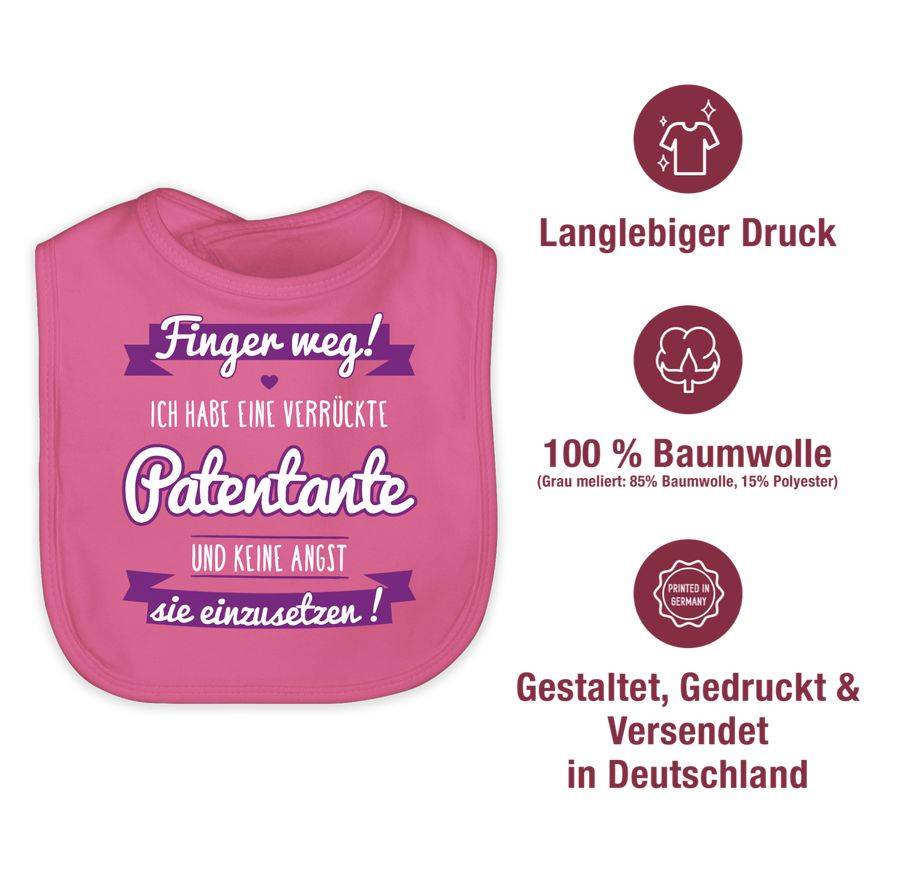 Shirtracer Ich habe eine verrückte Patentante lila Shirts & Mehr Shirtracer Riesige Ersparnisse
