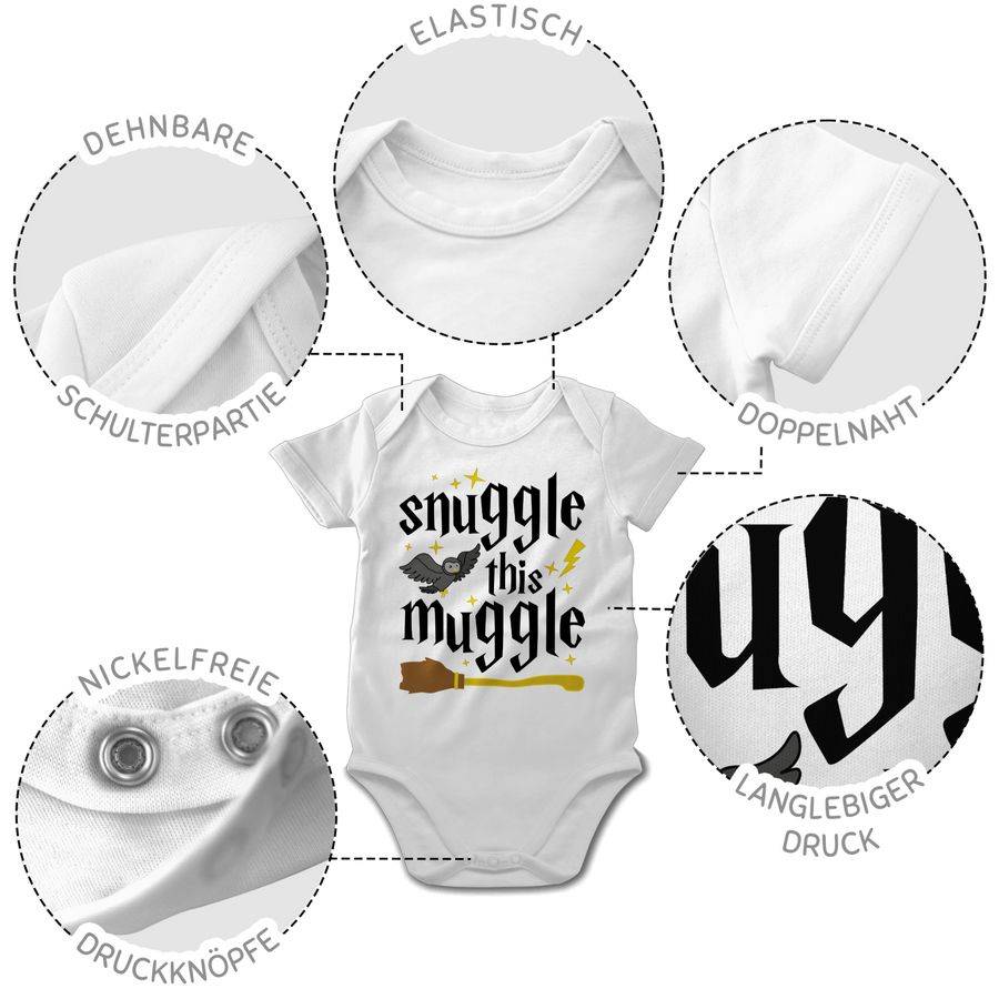 Shirtracer snuggle this muggle Shirts & Mehr Shirtracer Super Sparpreis