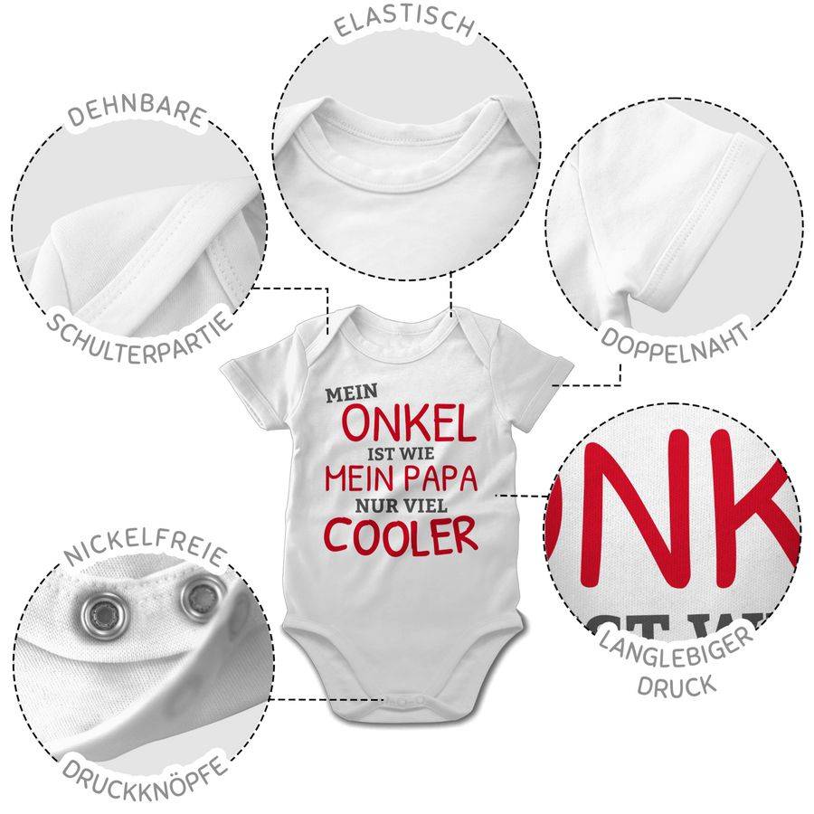 Shirtracer Mein Onkel ist wie mein Papa nur cooler Shirts & Mehr Shirtracer Letzter Tag
