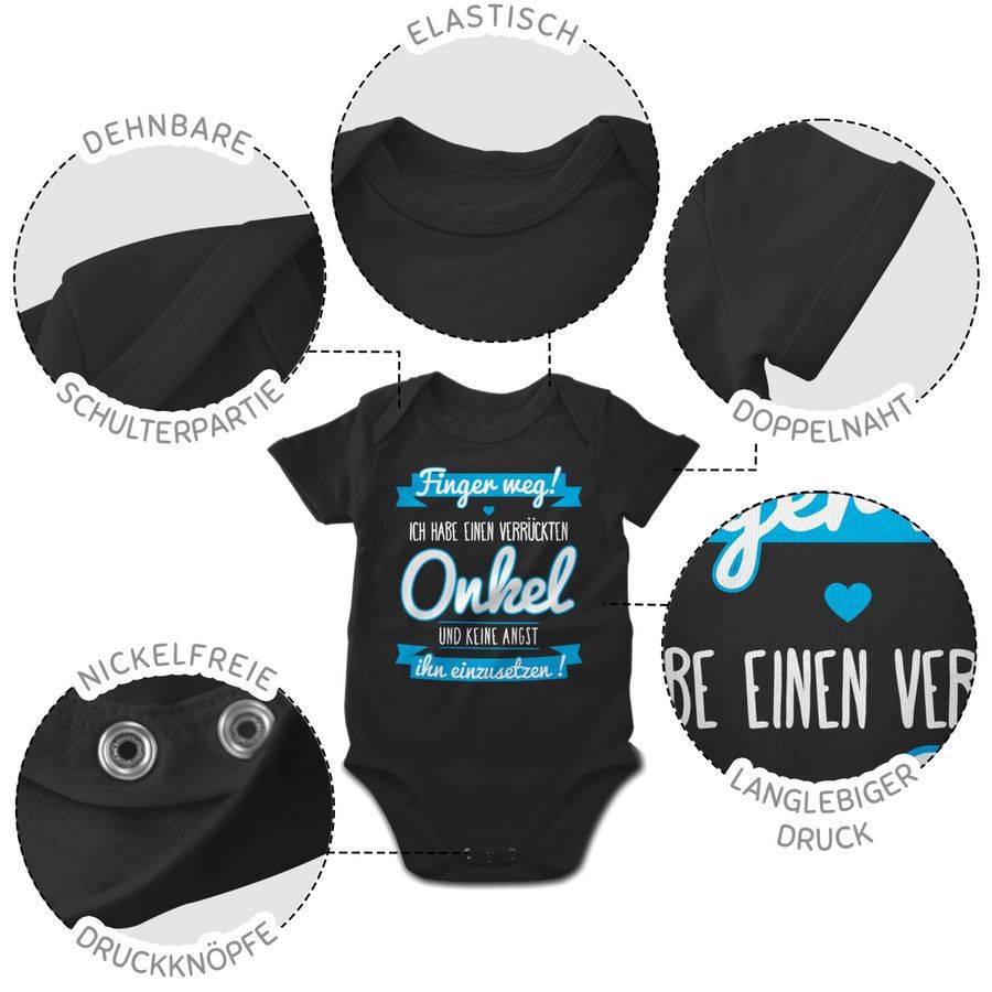 Shirtracer Ich habe einen verrückten Onkel blau Shirts & Mehr Shirtracer Nur noch ein Tag übrig