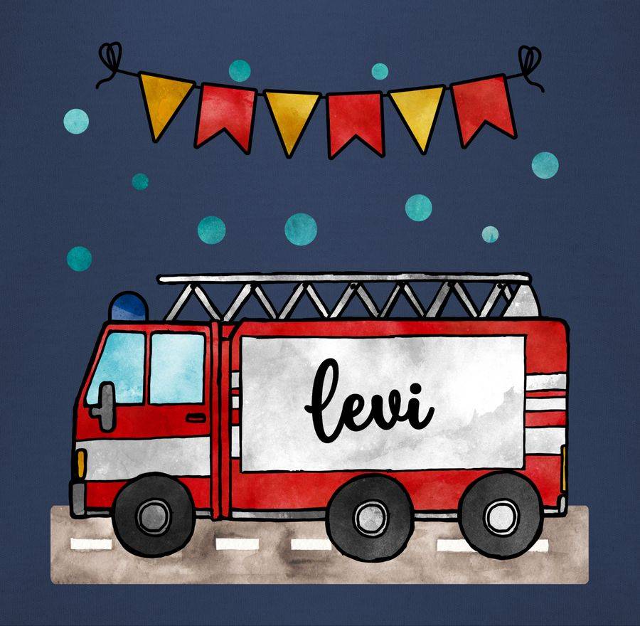 Shirtracer Feuerwehrauto - Geschenk: Tshirt Turnbeutel Shirtracer Black Friday Preise