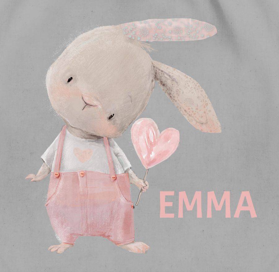 Shirtracer Mädchen Hase Rabbit Häschen Langohr Süße Hasen: T-Shirt Rucksack Shirtracer Kostenloser Versand