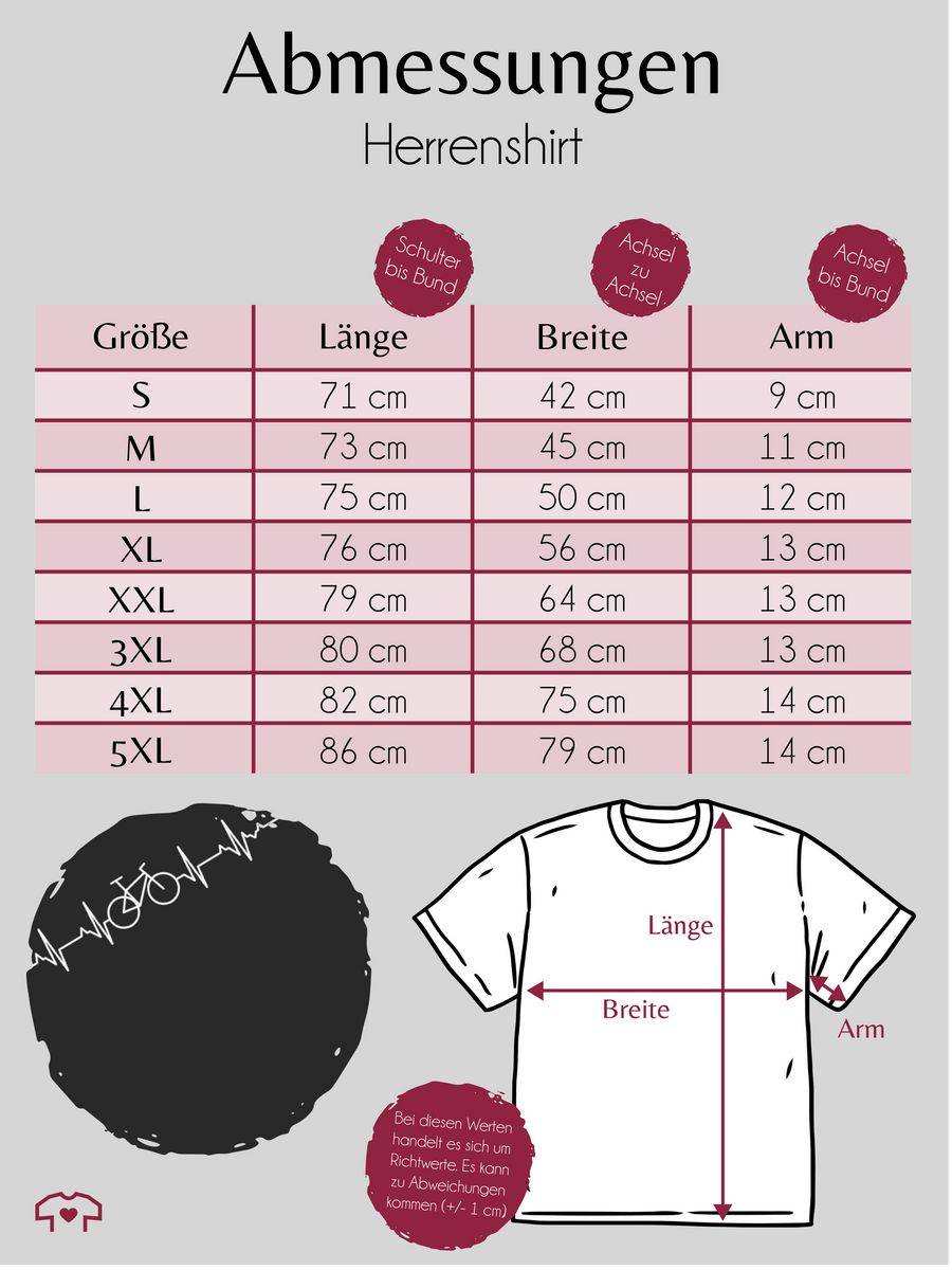 Shirtracer Herzschlag Fahrrad Shirts & Mehr Shirtracer Saisonschlussverkauf