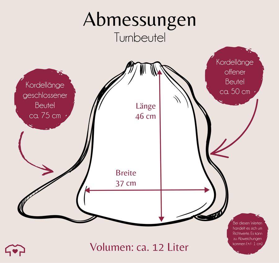 Shirtracer Echte Mädchen turnen: T-Shirt Rucksack Shirtracer Osterangebot