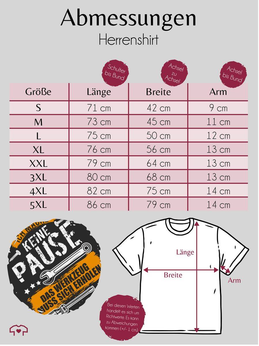 Shirtracer Ich mache keine Pause, das Werkzeug muss sich erholen Shirts & Mehr Shirtracer Neuheiten