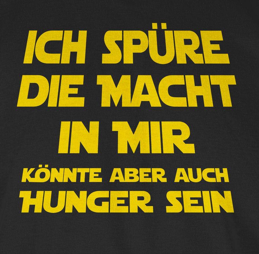 Shirtracer Ich spüre die Macht in mir Könnte aber auch Hunger sein: Tshirt Gym Bag Shirtracer Neueste Stile