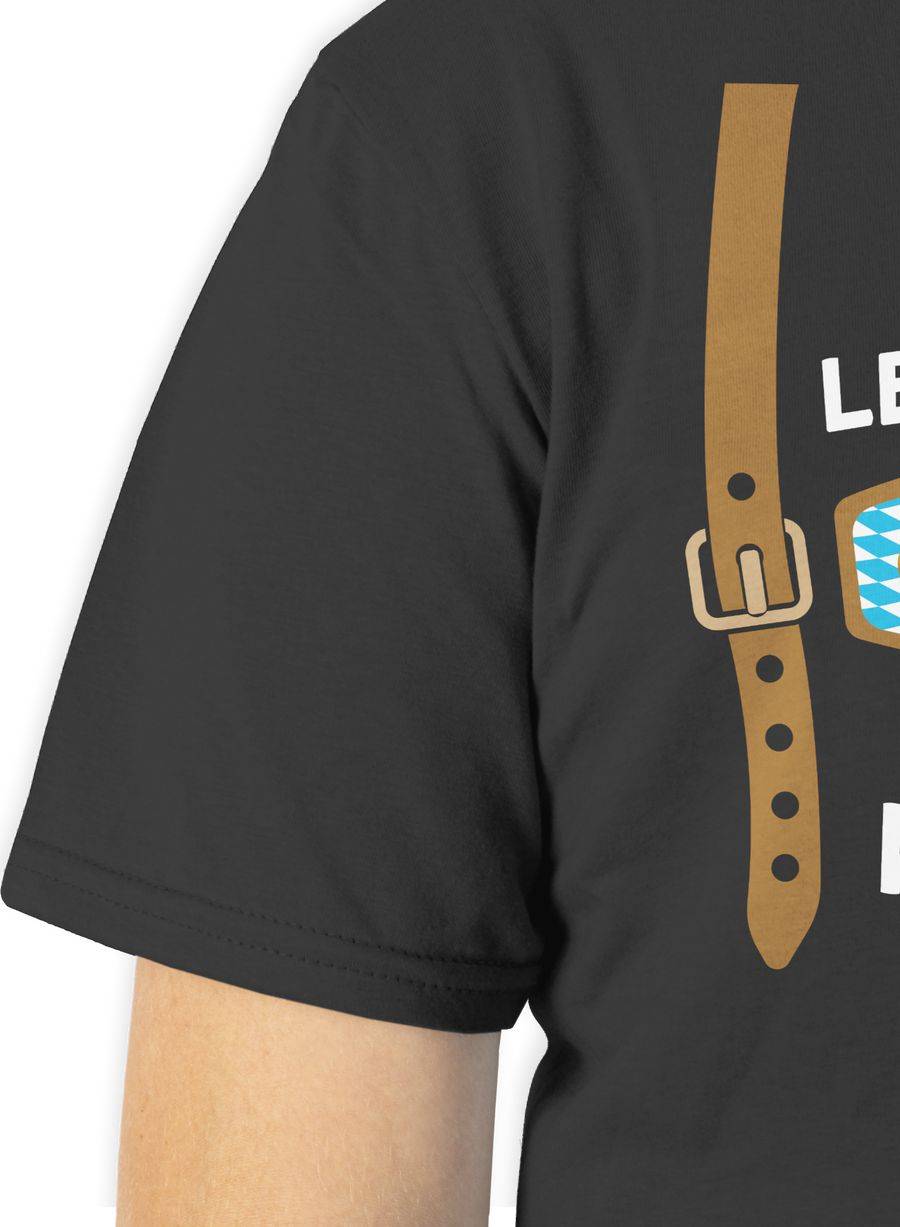 Shirtracer Meine Lederhose ist in der Wäsche Brezeln Shirts & Mehr Shirtracer Letzter Tag