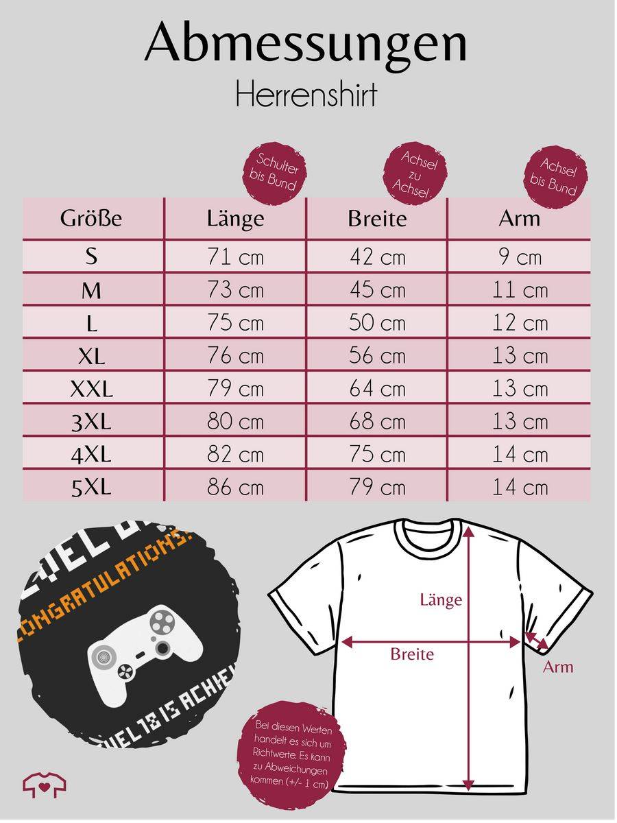 Shirtracer Achtzehn Gamer Level: Tshirt Turnbeutel Shirtracer Zeitbegrenzte Promotion